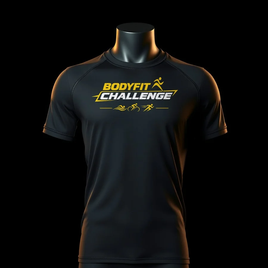Camiseta oficial do Body Fit Challenge